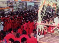 His Holiness on spiritual tour